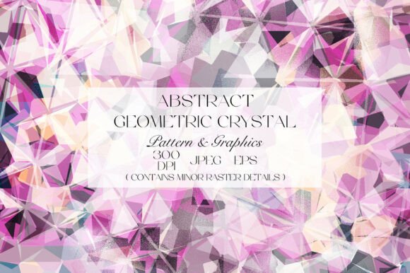 Abstract Geometric Crystal Pattern: A Modern Design Essential