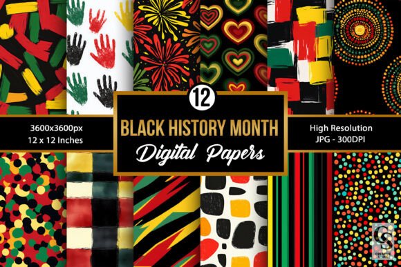 Black History Month Juneteenth Pattern: A Creative Resource for Celebrating Freedom