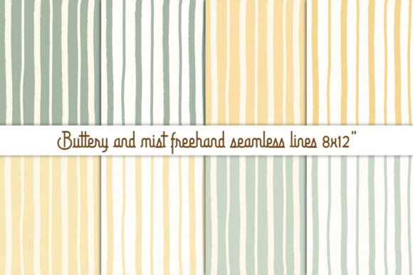 Buttery and Mist Freehand Seamless Lines: A Modern Design Essential