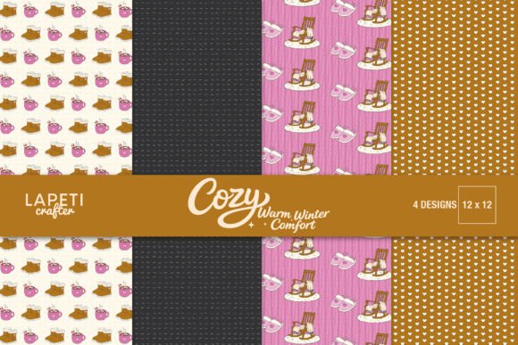 Cozy Winter Digital Paper Set: A Creative Resource for Seasonal Projects