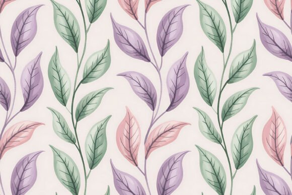 Dusty Blue and Slate Leaf Pattern: A Strategic Blend of Botanical Elegance