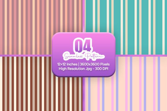 Earthy Pastel Stripe Pattern Pack: A Versatile Tool for Creative Workflows