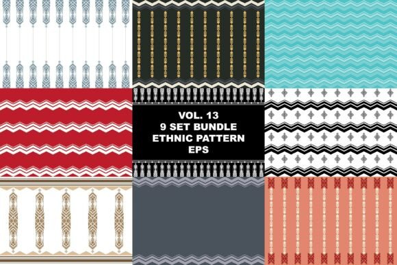 Ethnic Pattern Bundle Vol. 13: Elevate Your Creative Vision with Cultural Elegance