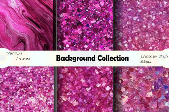 Glitter and Sequin Glam Seamless Digital