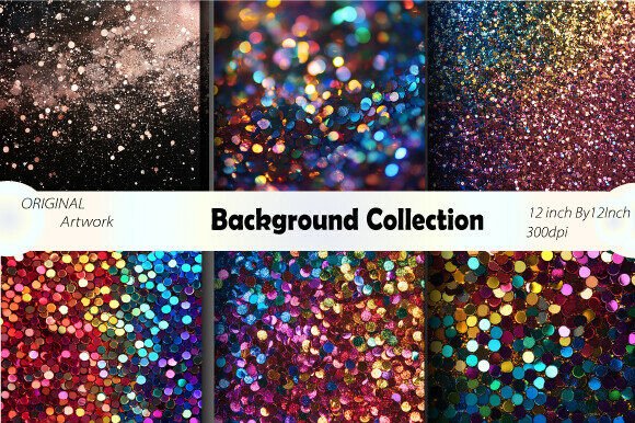 Luxury Golden Seamless Glitter Pattern: A Digital Art Collection for Creative Excellence