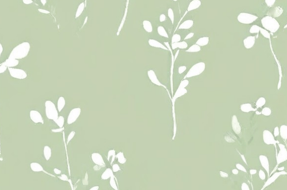 Soft Green Botanical Watercolor Floral: A Timeless Choice for Modern Creativity